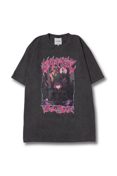nqrse DEVIL TEE / CHARCOAL - vaultroom 公式オンラインストア