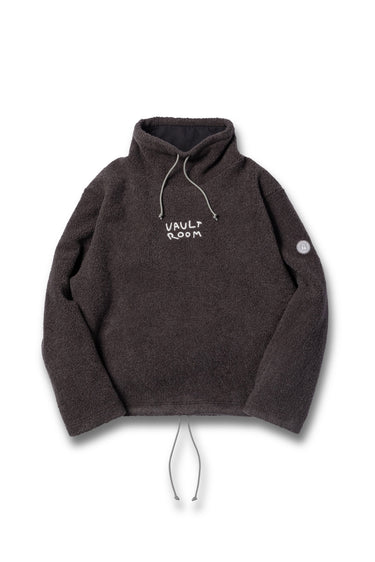 OG LOGO PULLOVER BOA JACKET / CHARCOAL - vaultroom 公式オンラインストア