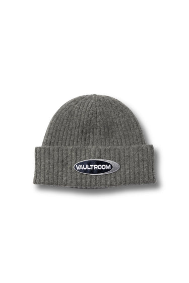 OVAL LOGO BEANIE / GREY - vaultroom 公式オンラインストア