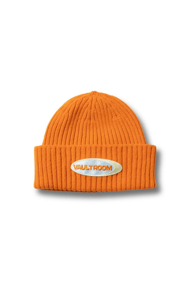 OVAL LOGO BEANIE / ORANGE - vaultroom 公式オンラインストア