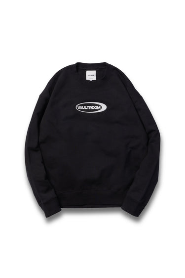OVAL LOGO CREWNECK / BLK - vaultroom 公式オンラインストア