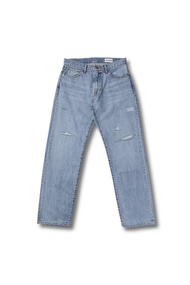OVAL LOGO STRAIGHT JEAN / WASH BLUE - vaultroom 公式オンラインストア