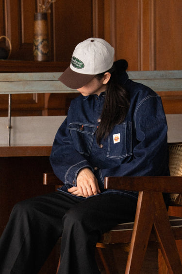 OVALPATCH BICOLOR CAP / BROWN - vaultroom 公式オンラインストア