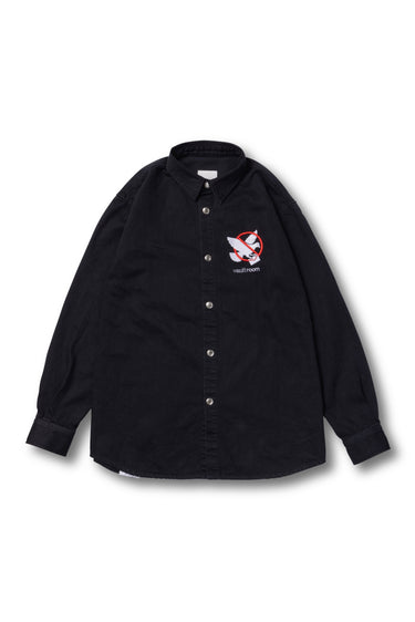 PEACEFUL DENIM SHIRT JACKET / BLACK - vaultroom 公式オンラインストア