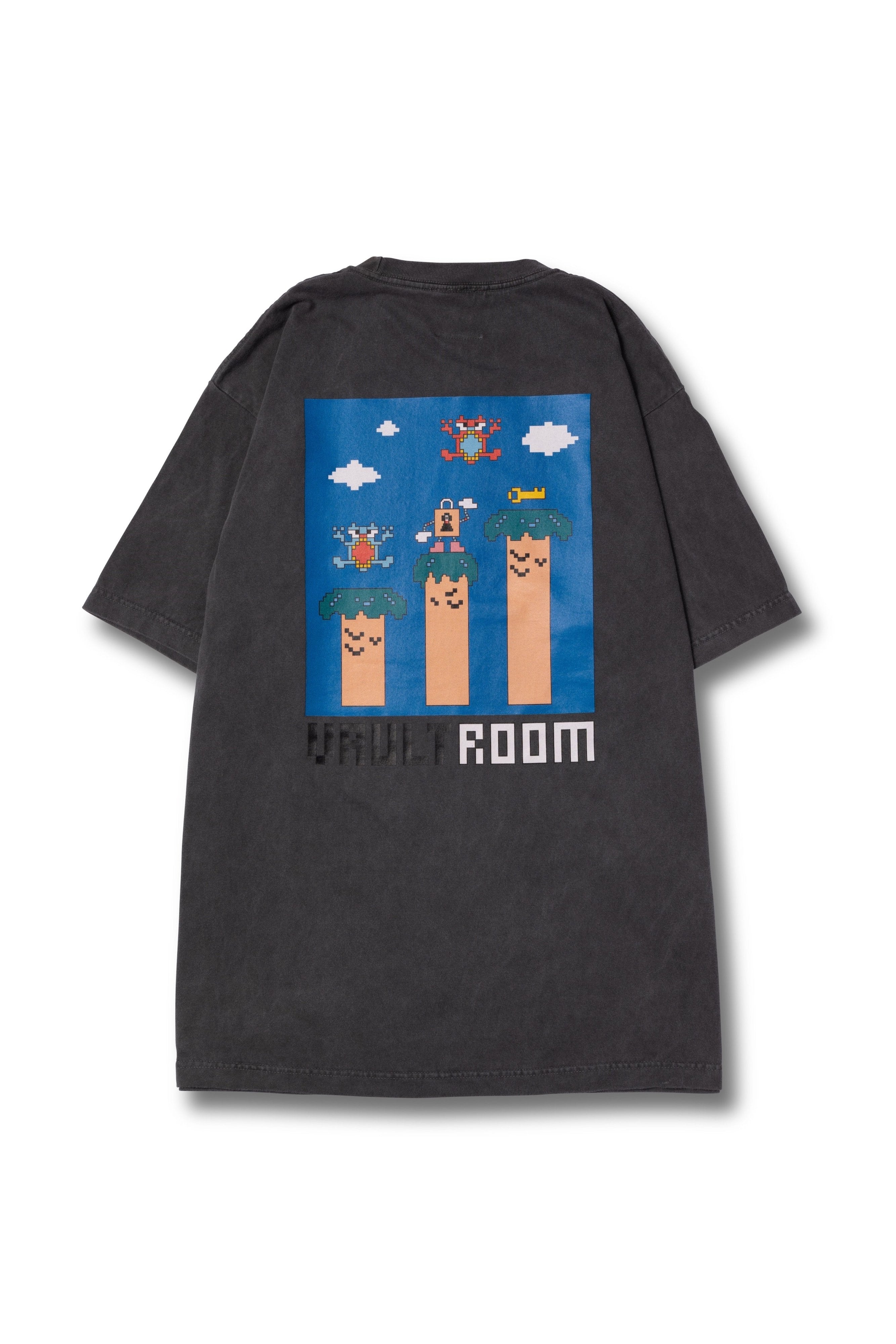 PIXEL TEE / CHARCOAL – vaultroom 公式オンラインストア