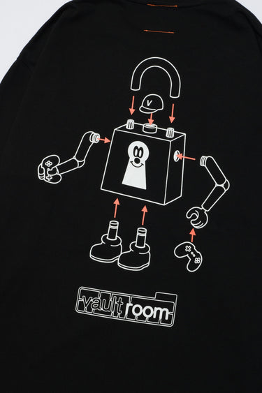 PLASTIC MODEL L/S TEE / BLK - vaultroom 公式オンラインストア