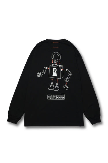 PLASTIC MODEL L/S TEE / BLK - vaultroom 公式オンラインストア