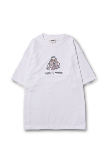 RHINESTONE LOGO TEE / WHT - vaultroom 公式オンラインストア