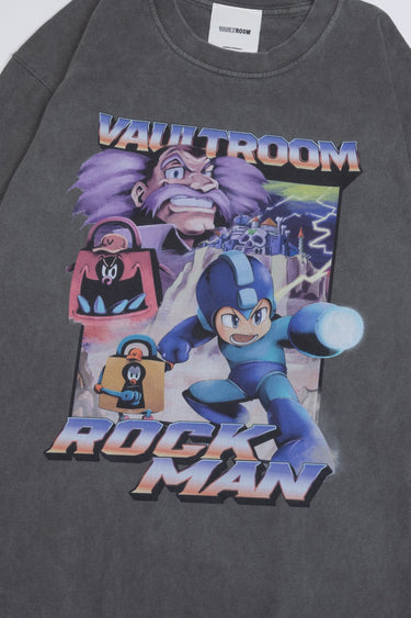 ROCKMAN TEE / CHARCOAL - vaultroom 公式オンラインストア