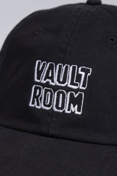 STACKED LOGO CAP / BLACK - vaultroom 公式オンラインストア