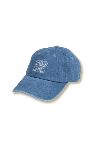 STACKED LOGO CAP / WASH BLUE - vaultroom 公式オンラインストア