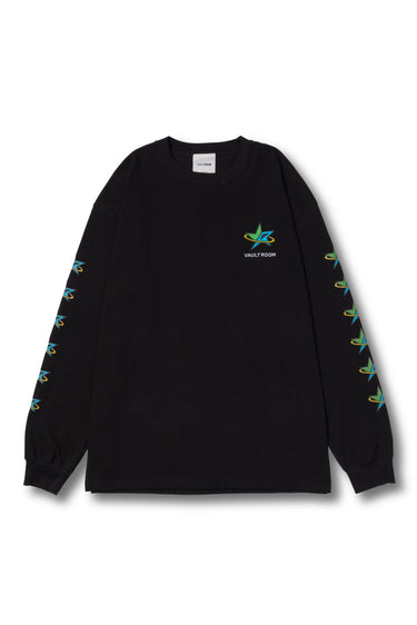 STAR LOGO L/S TEE / BLK - vaultroom 公式オンラインストア