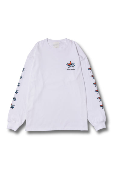 STAR LOGO L/S TEE / WHT - vaultroom 公式オンラインストア