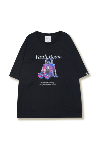 SUNSET TEE / BLACK - vaultroom 公式オンラインストア