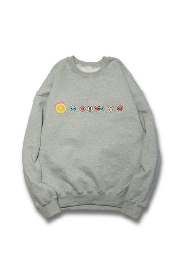 Taiko no Tatsujin CREWNECK / GRAY - vaultroom 公式オンラインストア