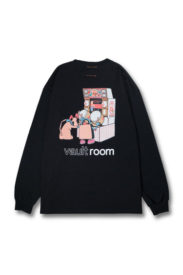 Taiko no Tatsujin L/S TEE / BLACK - vaultroom 公式オンラインストア