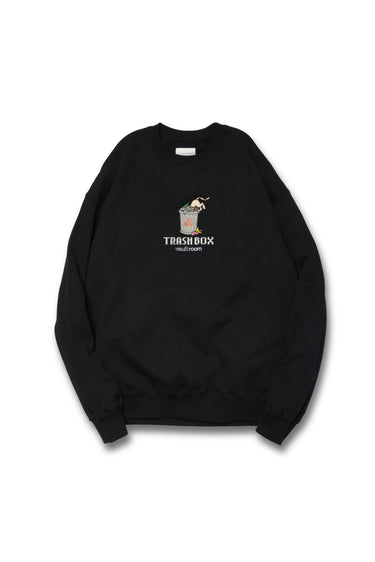 TRASH BOX CREWNECK / BLACK - vaultroom 公式オンラインストア