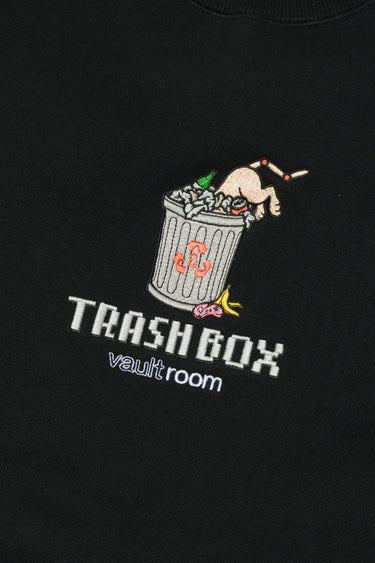 TRASH BOX CREWNECK / BLACK - vaultroom 公式オンラインストア