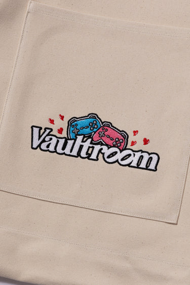 TWO PLAY CANVAS TOTE BAG / NATURAL - vaultroom 公式オンラインストア