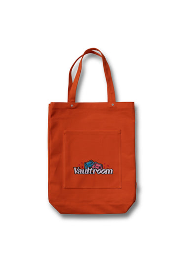 TWO PLAY CANVAS TOTE BAG / ORANGE - vaultroom 公式オンラインストア