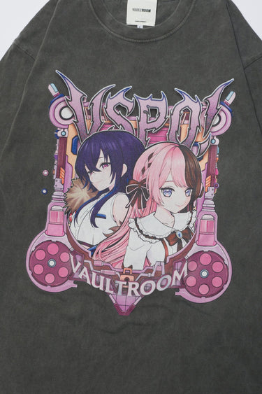 URUHA & HINANO TEE / CHARCOAL - vaultroom 公式オンラインストア