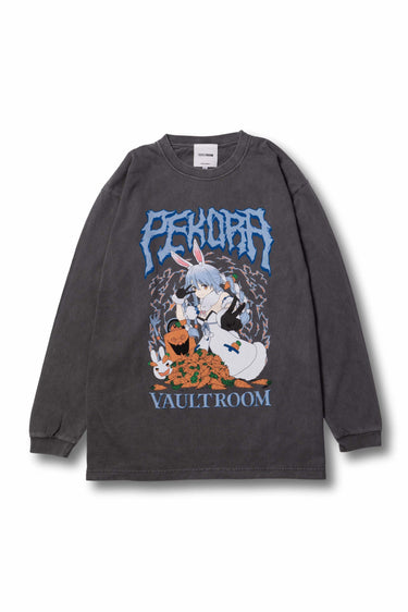 USADA PEKORA L/S TEE / CHARCOAL - vaultroom 公式オンラインストア