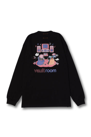 valtroom × nqrse L/S TEE / BLACK - vaultroom 公式オンラインストア