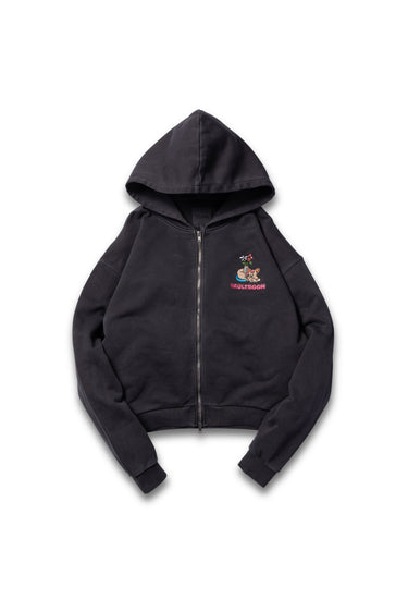 VASE CAT ZIP HOODIE / BLACK - vaultroom 公式オンラインストア