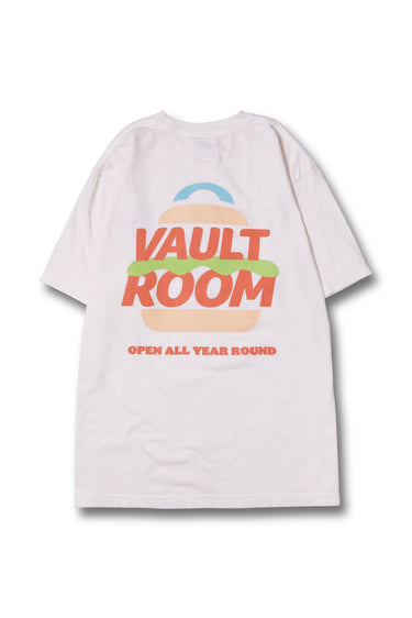 VAULTROOM BURGER LOGO TEE / OFF WHITE - vaultroom 公式オンラインストア
