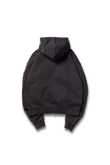 VAULTROOM DYED ZIP HOODIE / BLACK - vaultroom 公式オンラインストア