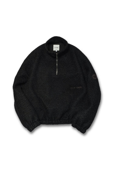 VAULTROOM HALF ZIP BOA JACKET / BLACK - vaultroom 公式オンラインストア