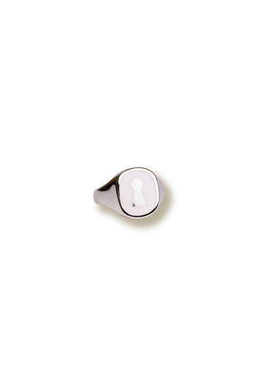 VAULTROOM KEYHOLE RING / WHITE - vaultroom 公式オンラインストア