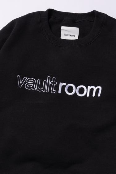 VAULTROOM LOGO CREWNECK / BLACK - vaultroom 公式オンラインストア