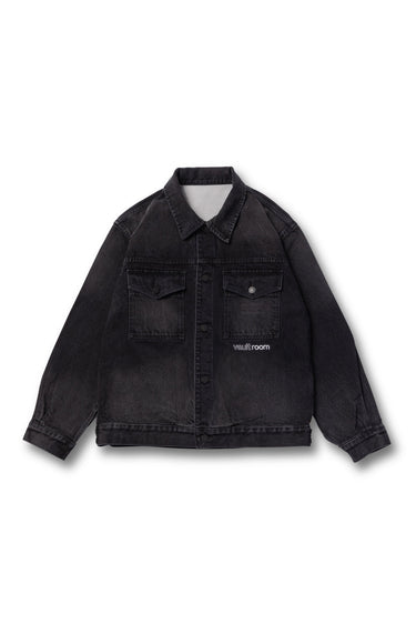 VAULTROOM LOGO DENIM JACKET / BLACK - vaultroom 公式オンラインストア