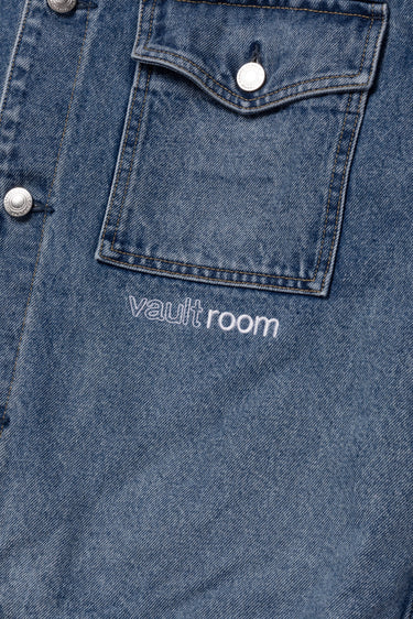 VAULTROOM LOGO DENIM JACKET / WASH BLUE - vaultroom 公式オンラインストア
