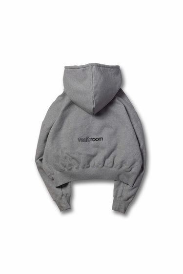 VAULTROOM LOGO WOMENS CROPPED HOODIE / GRY - vaultroom 公式オンラインストア