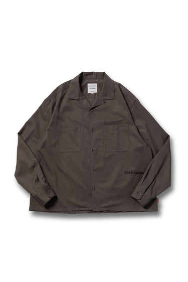 VAULTROOM OPEN COLLAR SHIRT / KHAKI - vaultroom 公式オンラインストア
