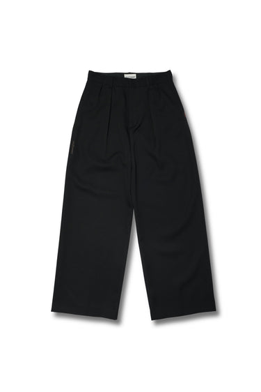 VGC WOOL WIDE SLACKS / BLACK - vaultroom 公式オンラインストア