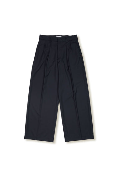 VGC WOOL WIDE SLACKS / DARK NAVY - vaultroom 公式オンラインストア