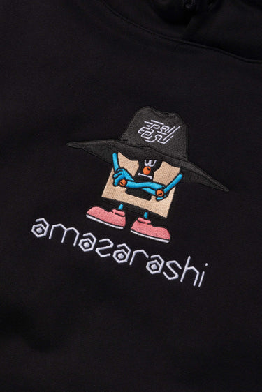 VR × AMAZARASHI × DENEI LAB. HOODIE / BLK - vaultroom 公式オンラインストア