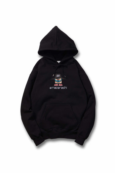 VR × AMAZARASHI × DENEI LAB. HOODIE / BLK - vaultroom 公式オンラインストア