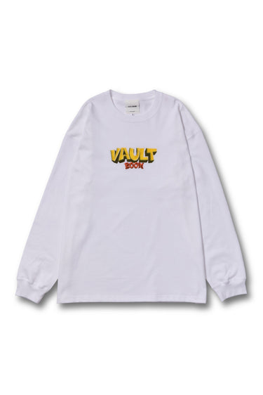 VR × CRASH BANDICOOT LOGO L/S TEE / WHT - vaultroom 公式オンラインストア