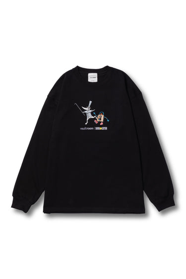 VR × EXCALIBUR L/S TEE / BLACK - vaultroom 公式オンラインストア