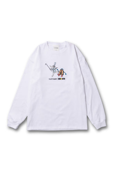 VR × EXCALIBUR L/S TEE / WHITE - vaultroom 公式オンラインストア