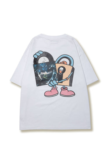 VR × FUJIKO RECORD TEE / WHITE - vaultroom 公式オンラインストア