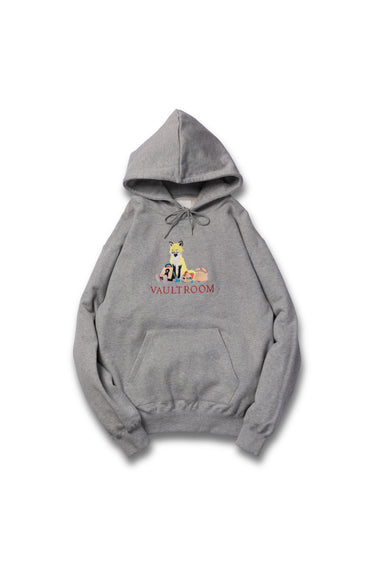 VR × GON HOODIE/ GRY - vaultroom 公式オンラインストア