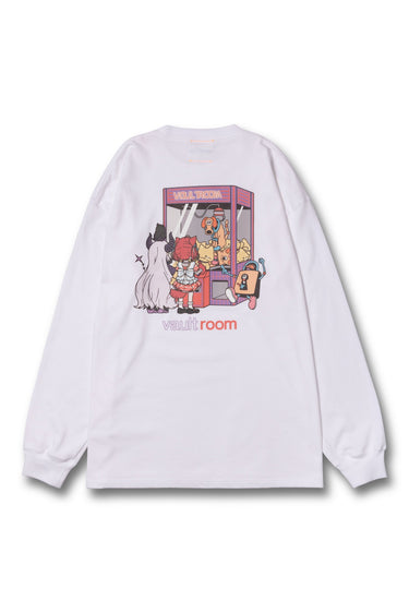 VR × LAPKARU L/S TEE / WHITE - vaultroom 公式オンラインストア