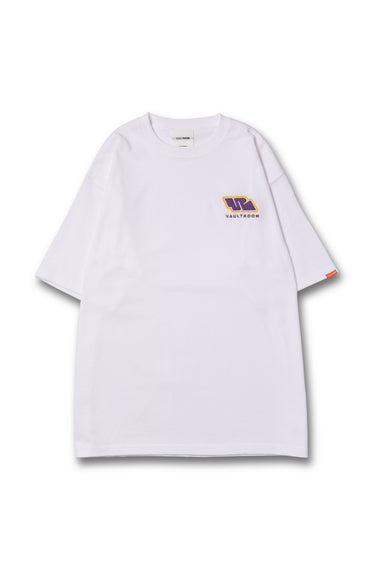 VR LOGO TEE / WHT × PPL - vaultroom 公式オンラインストア