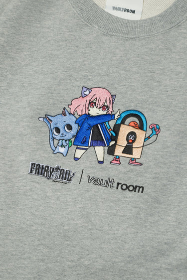 VR × nqrse × HAPPY CREWNECK / GRAY - vaultroom 公式オンラインストア