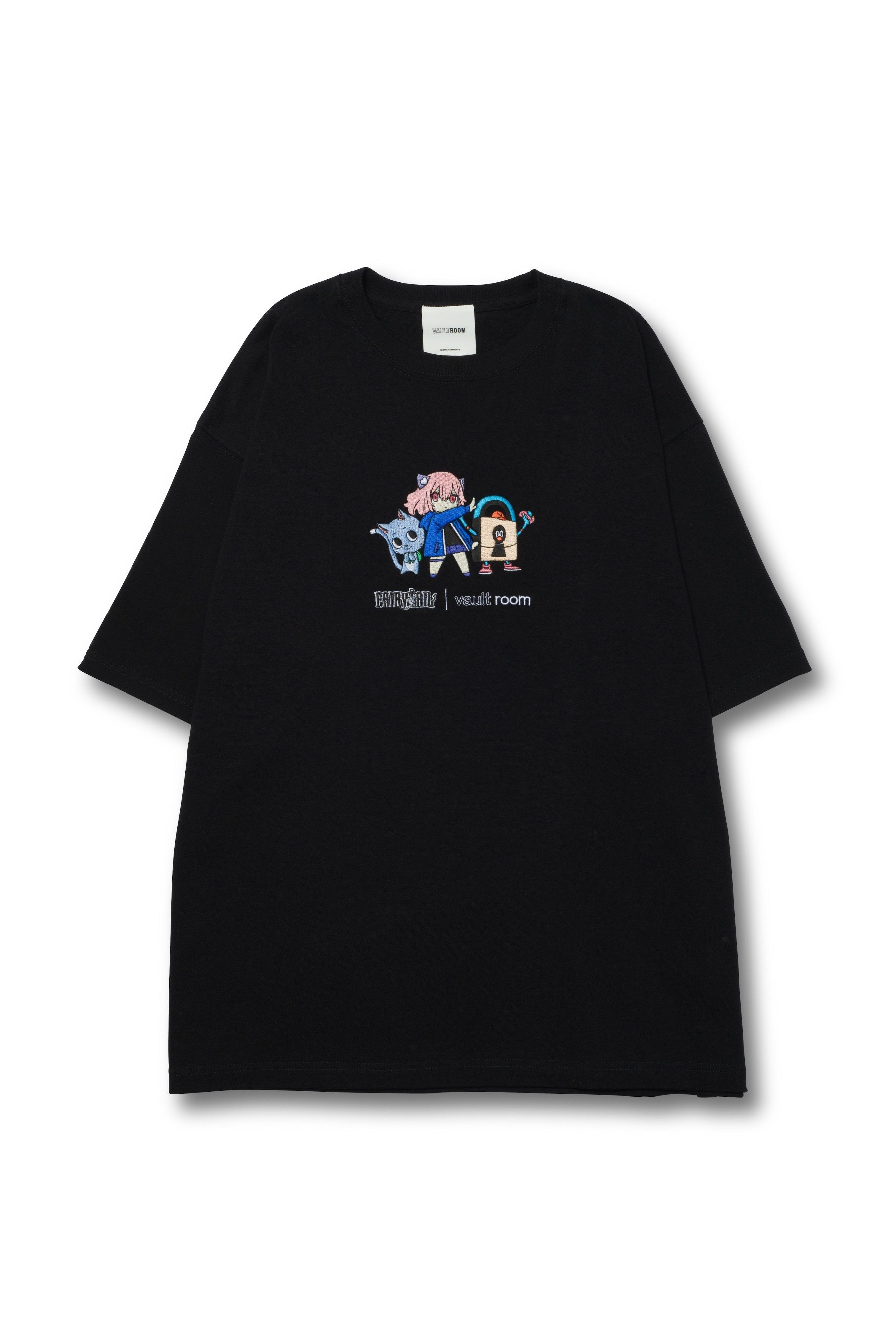 vaultroom × nqrse TEE BLACK/Mサイズ ステッカー付き VR × nqrse × HAPPY TEE / BLACK – vaultroom 公式オンラインストア